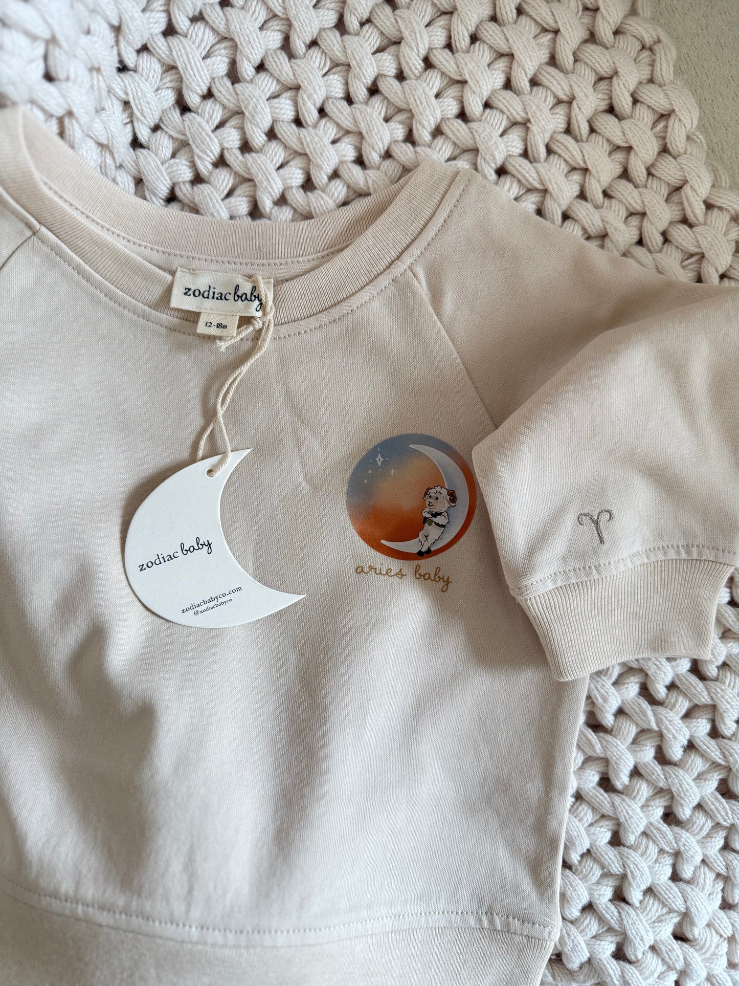 zodiac sign toddler crewneck sweatshirts