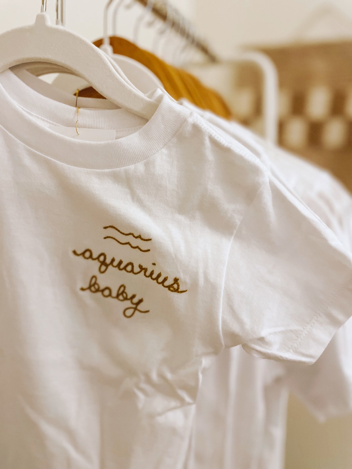 zodiac toddler embroidered t shirt - 100% cotton