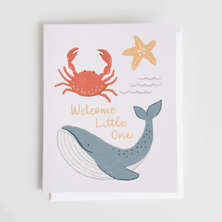 welcome new baby card