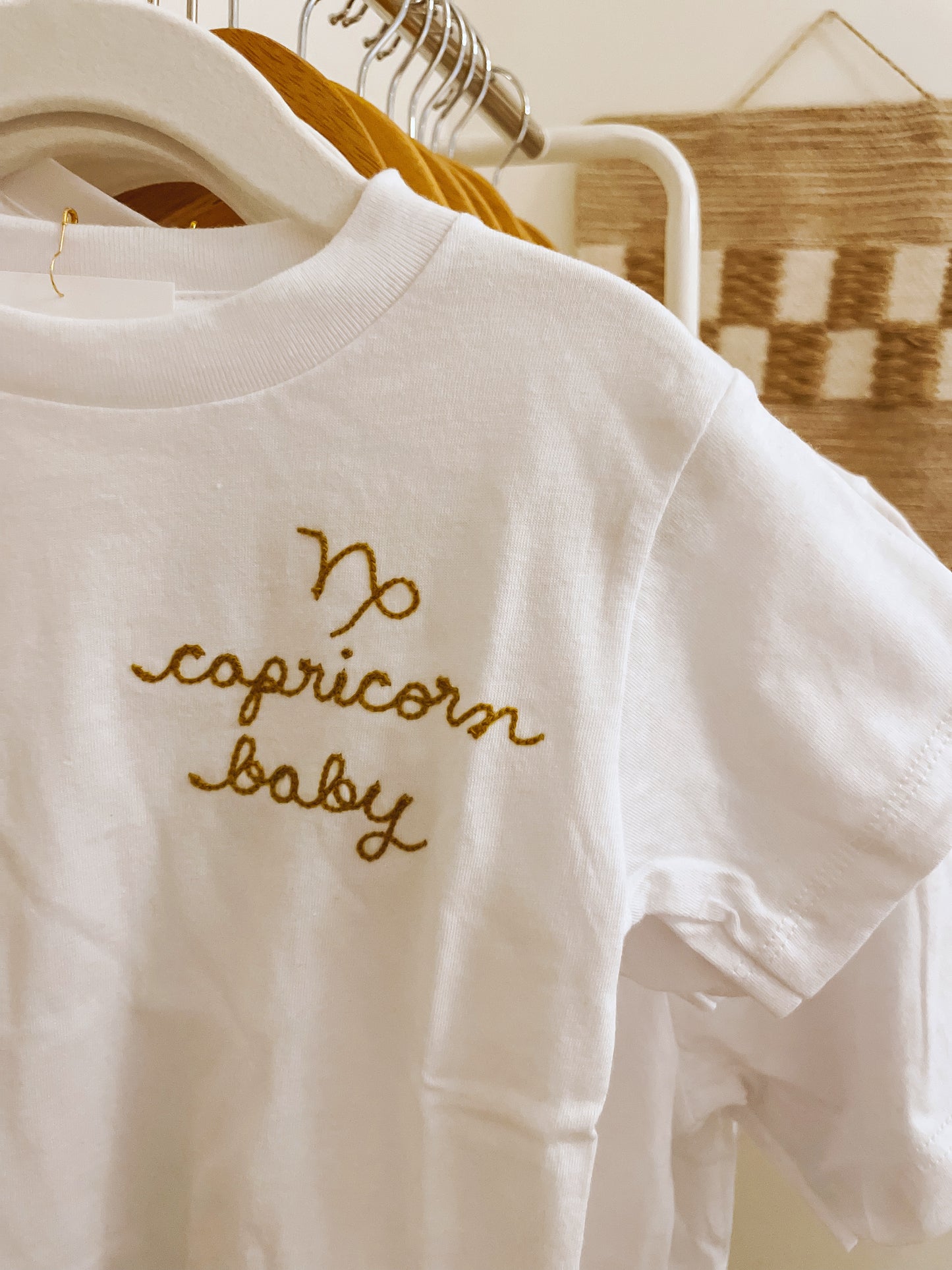 zodiac toddler embroidered t shirt - 100% cotton