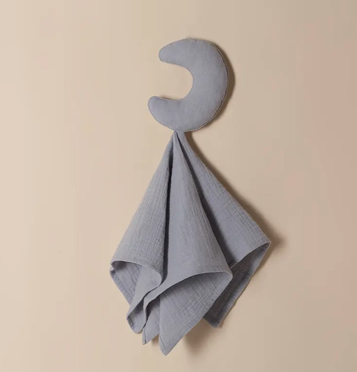 moon lovey blanket - 100% cotton