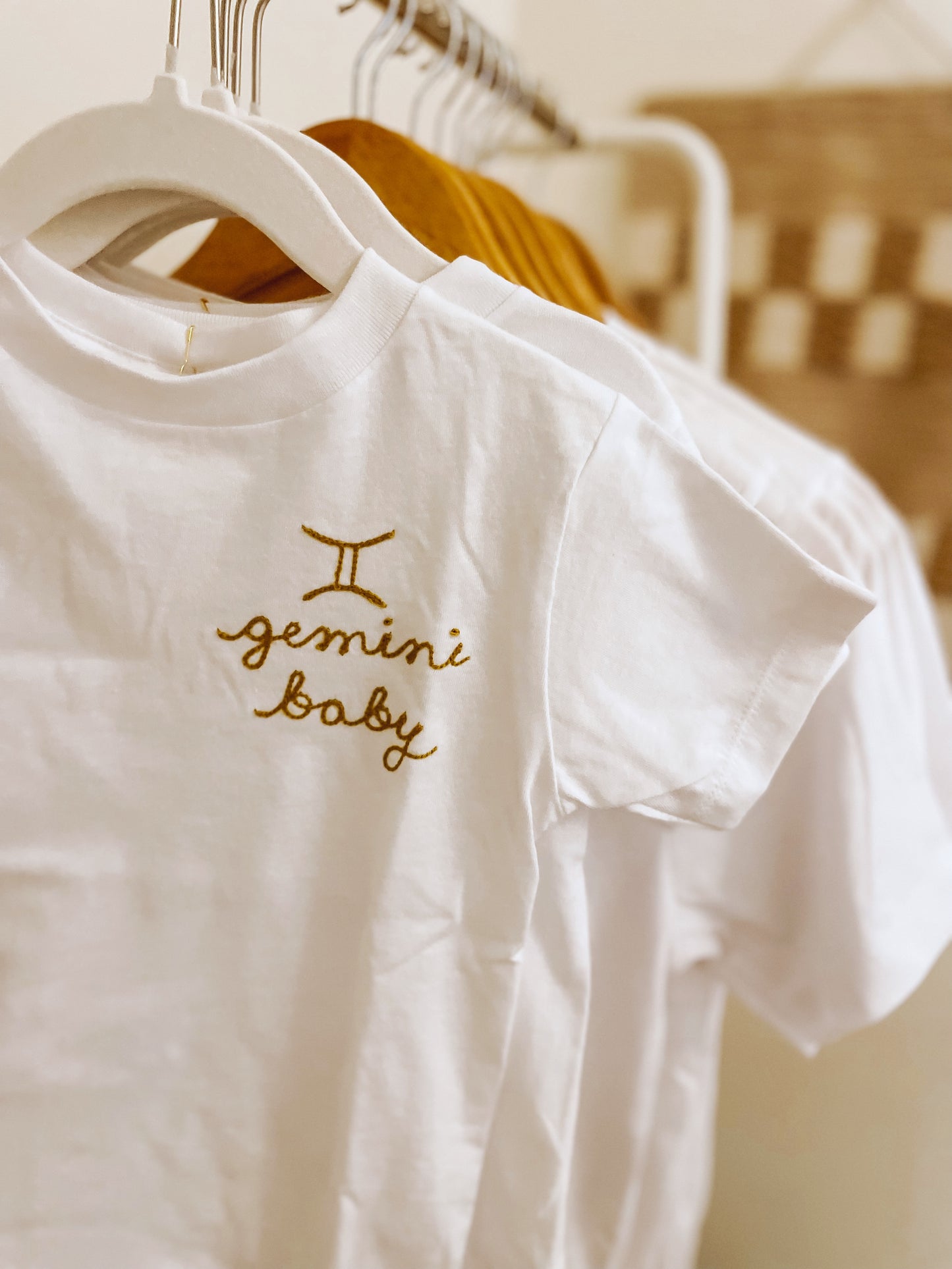 zodiac toddler embroidered t shirt - 100% cotton