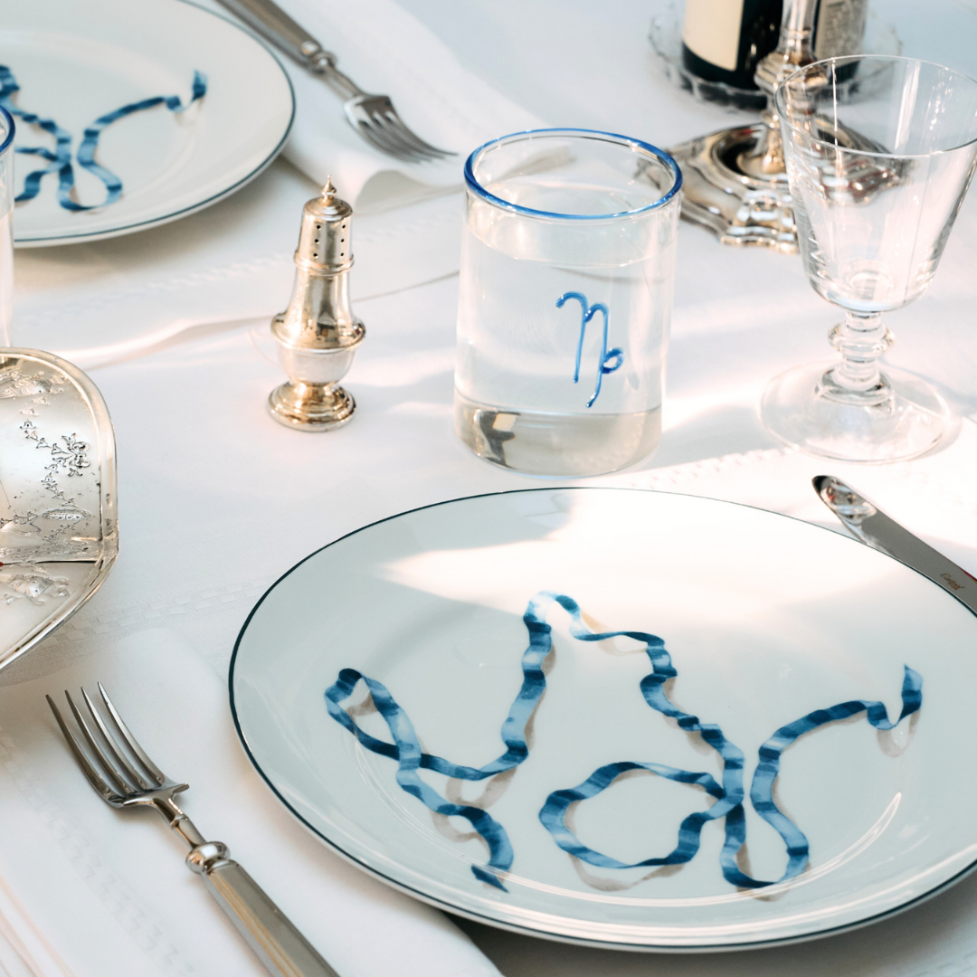 capricorn zodiac sign lowball glass