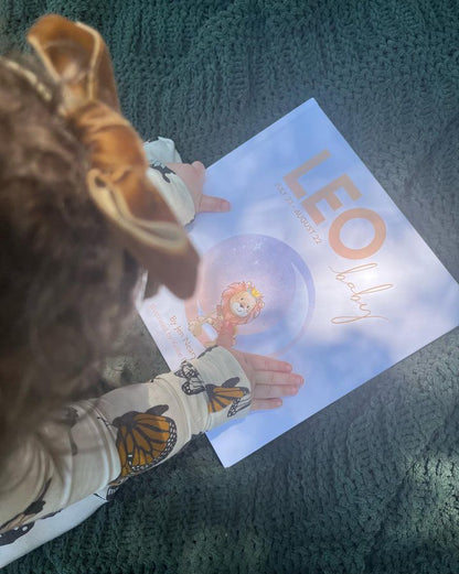 leo zodiac baby book