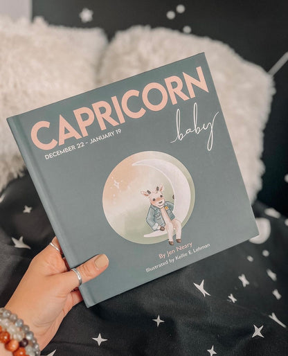 Personalized Capricorn zodiac baby book - unique baby shower gift baskets