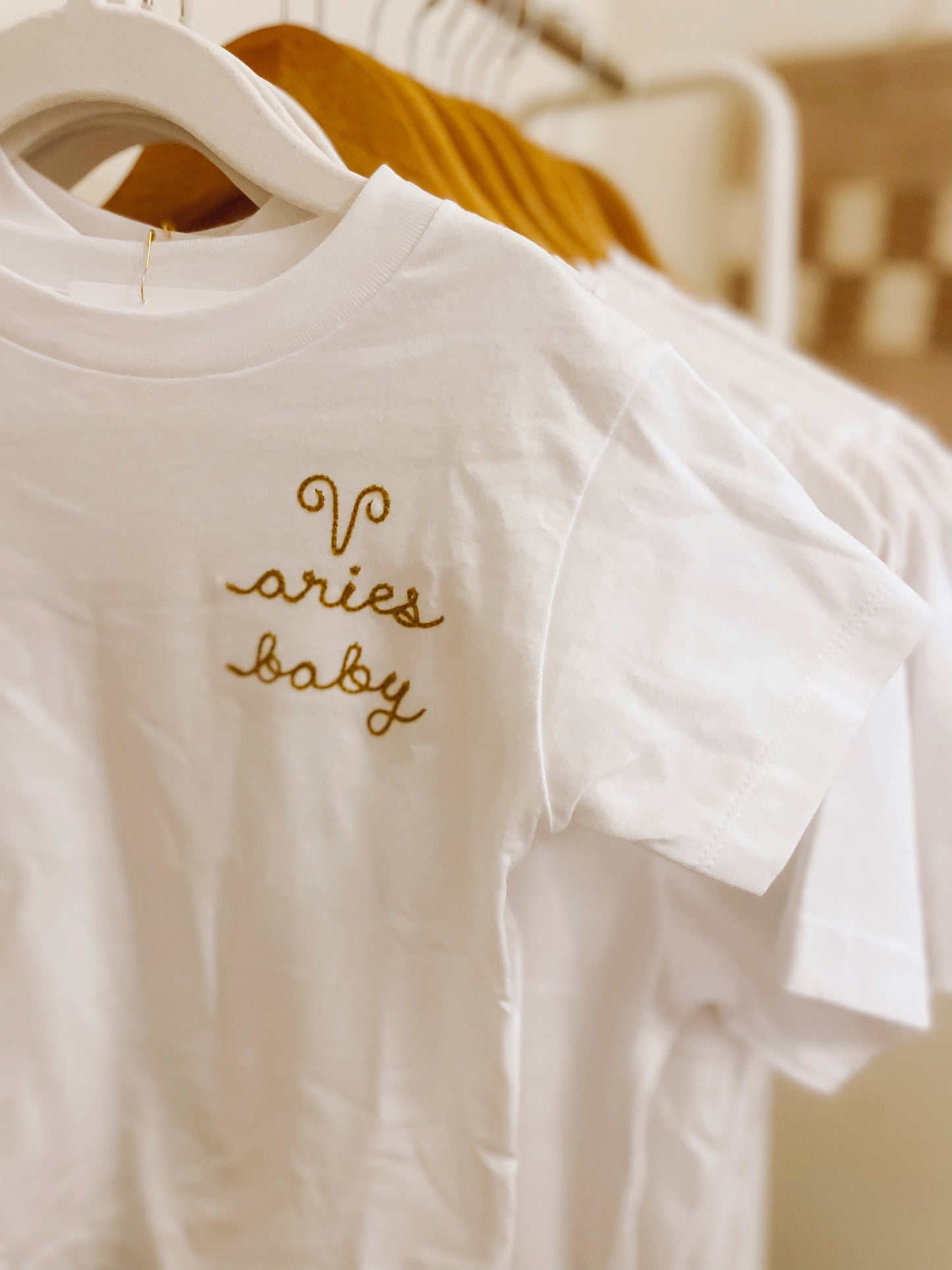 zodiac toddler embroidered t shirt - 100% cotton