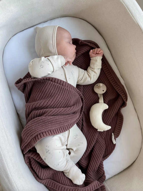 moon pacifier holder (plush)