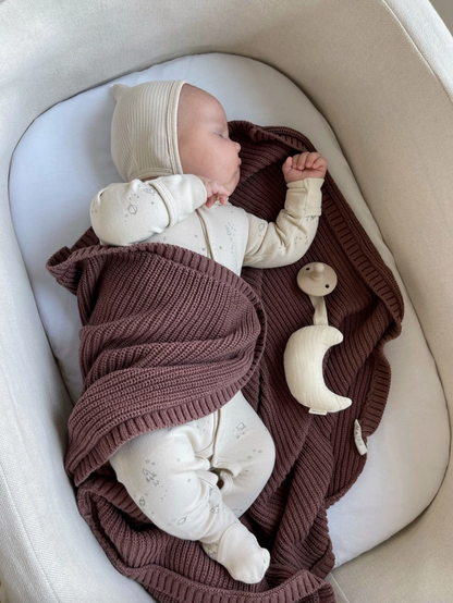 moon pacifier holder (plush)