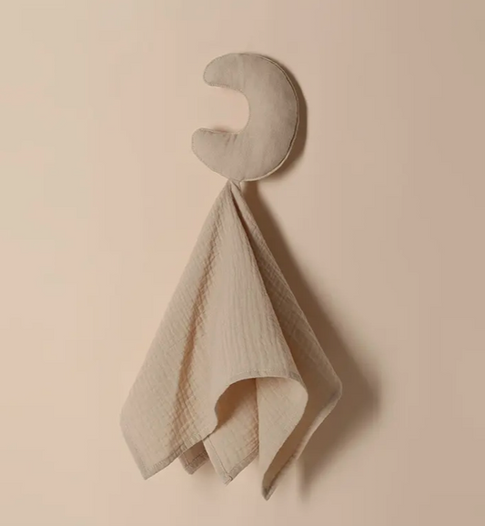 moon lovey blanket - 100% cotton