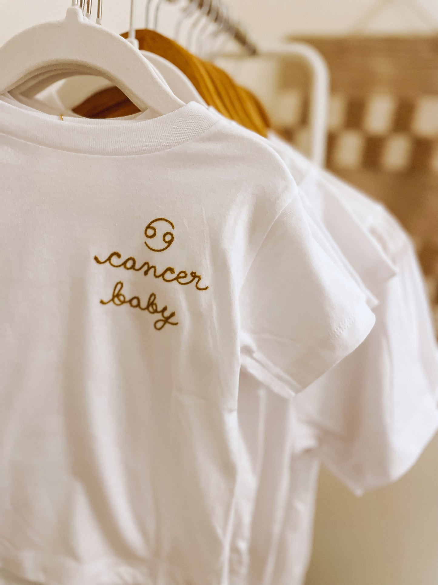 zodiac toddler embroidered t shirt - 100% cotton