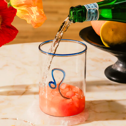 leo zodiac sign lowball glass