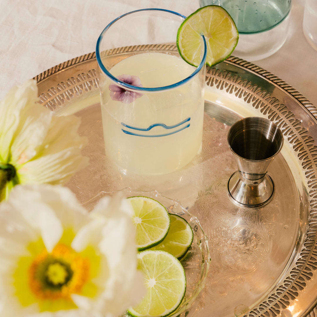libra zodiac sign lowball glass