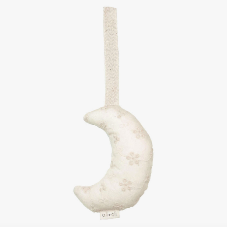 moon pacifier holder (plush)