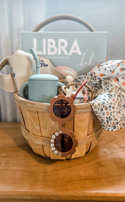 Libra zodiac baby book with personalized astrology traits for newborns and toddlers