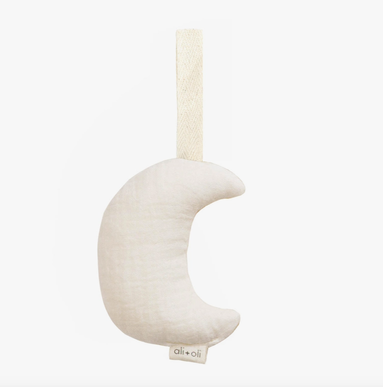 moon pacifier holder (plush)