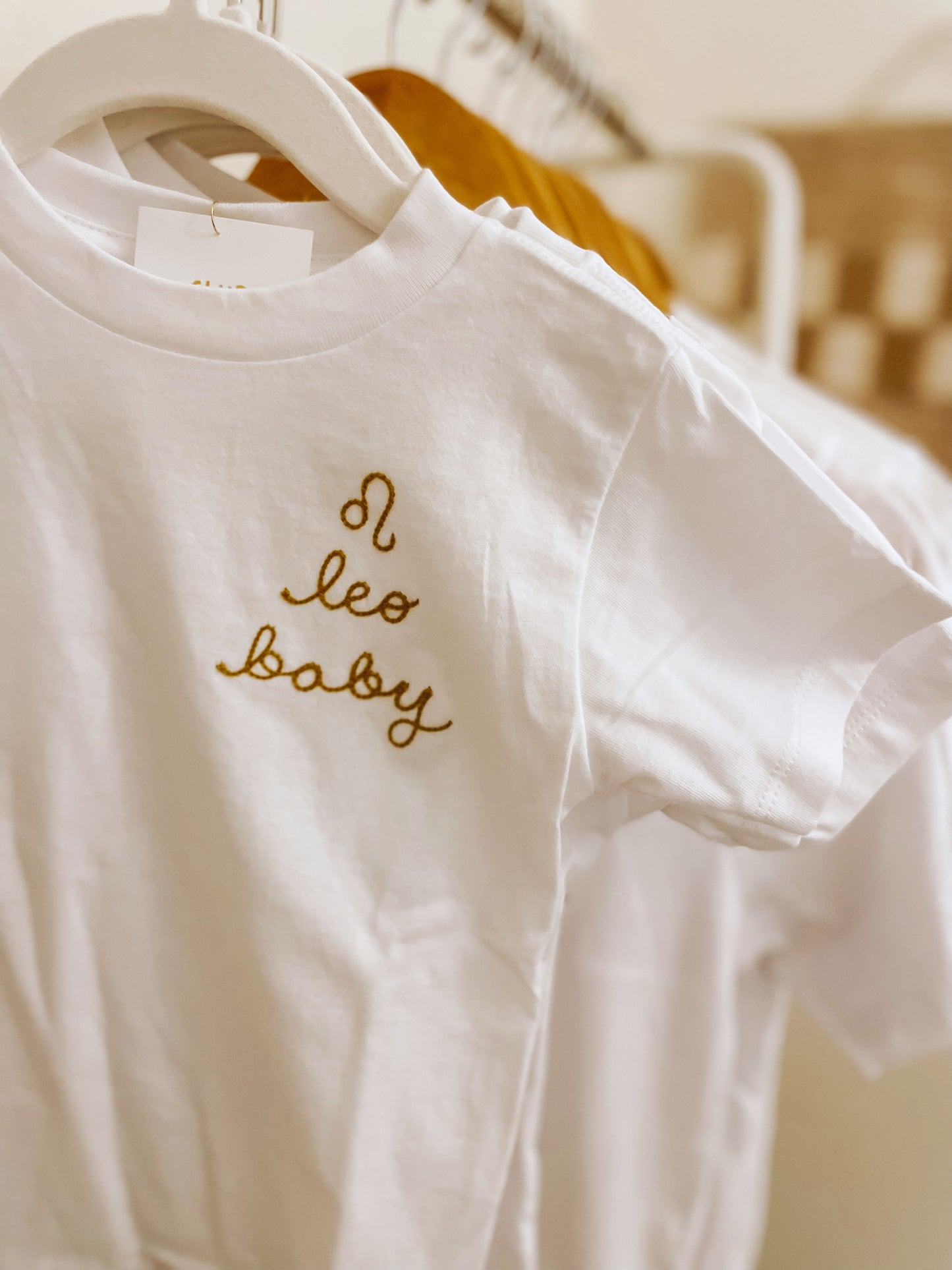 zodiac toddler embroidered t shirt - 100% cotton