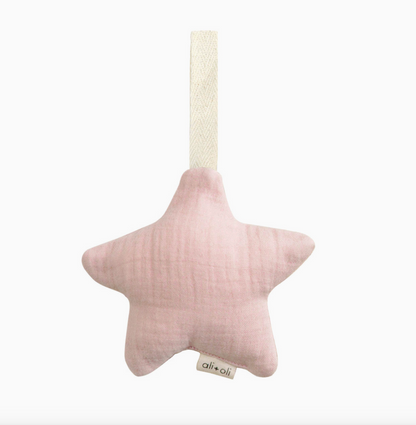 little star pacifier holder (plush)