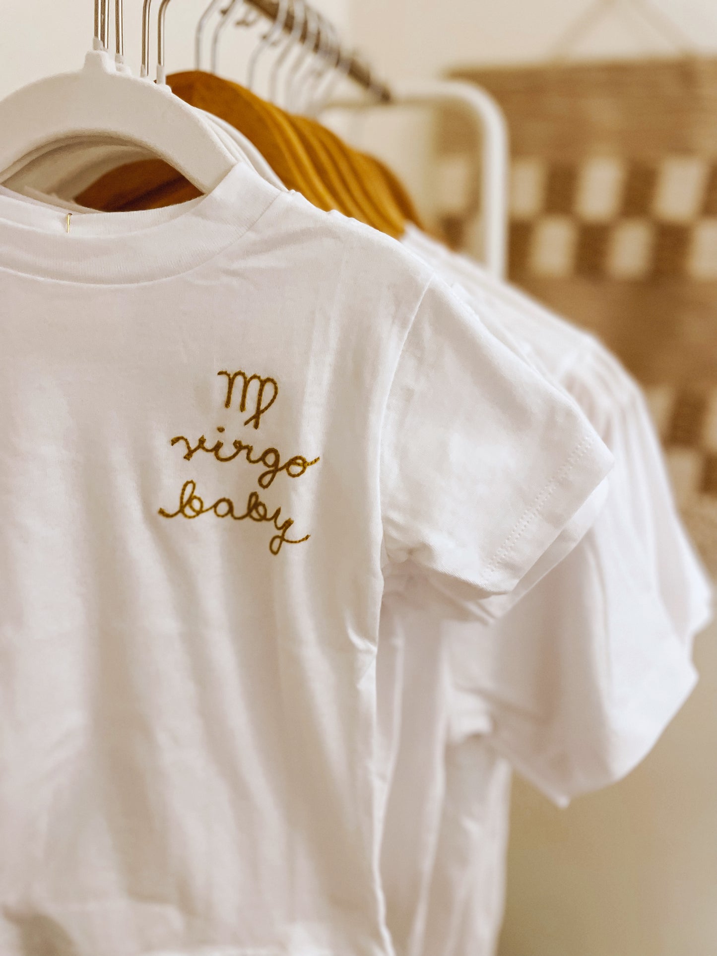 zodiac toddler embroidered t shirt - 100% cotton