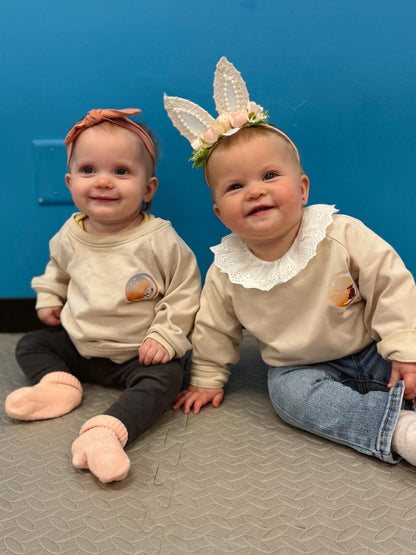 zodiac sign toddler crewneck sweatshirts
