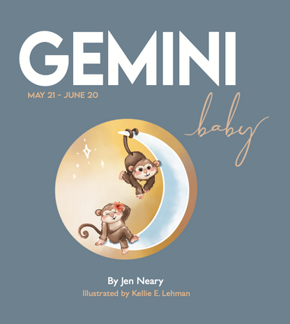 Gemini Baby zodiac baby book by Jen Neary