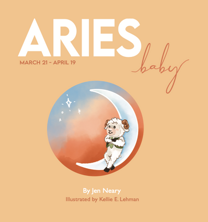 Aries zodiac baby book with personalized astrology traits for newborns
