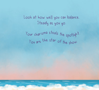 libra zodiac baby book featuring rhyming text.