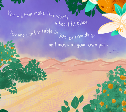 taurus zodiac baby book featuring rhyming text.